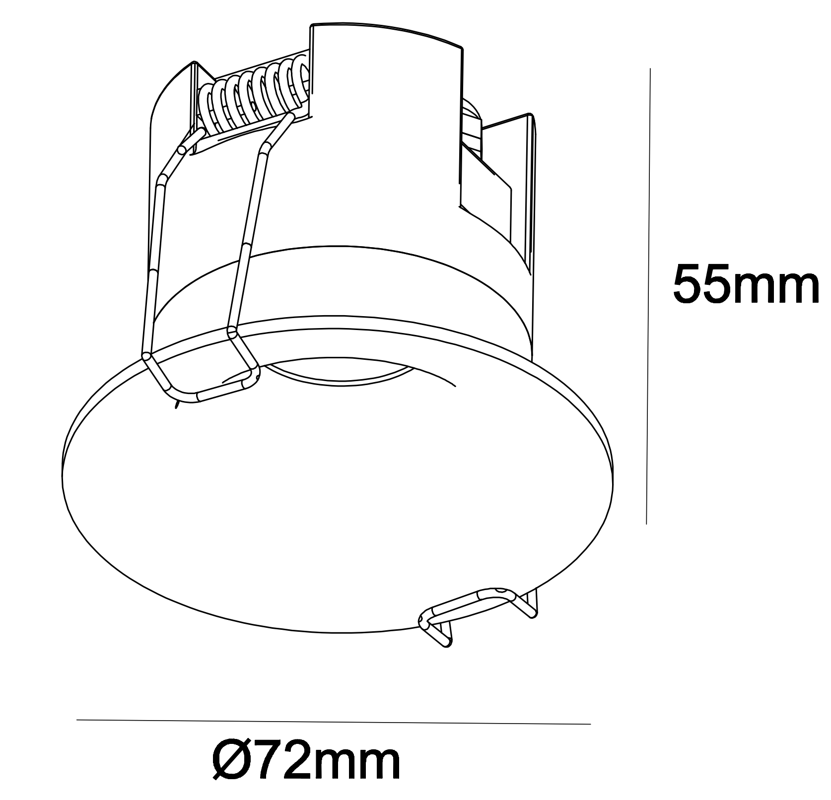hotel downlight narrow light , antiglare led downlight , anti glare cob downlight Supplier | Sincerelux
